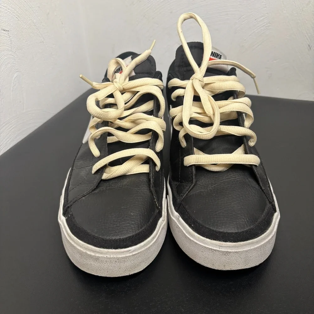 Nike Court Legacy Mens Size 11.5 Black White‎ Athletic Lifestyle Shoes Sneakers
